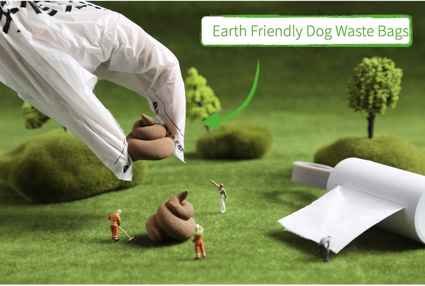 Biodegradable Dog Waste Bags (8 rolls/120 bags)